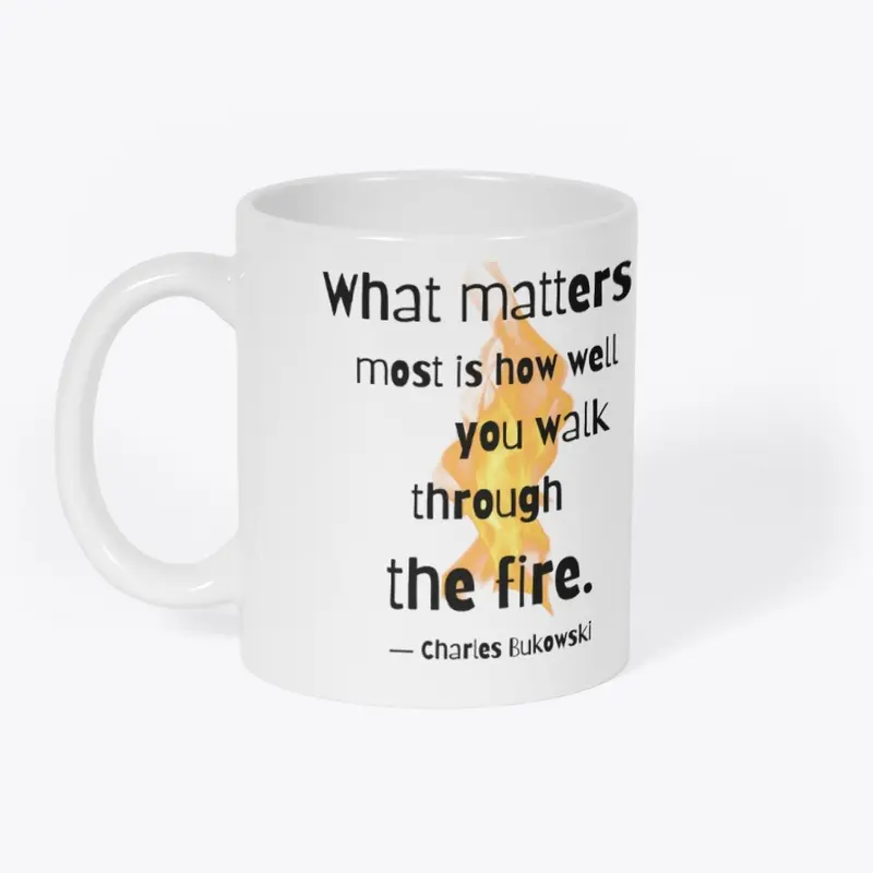 Bukowski Fire Mug